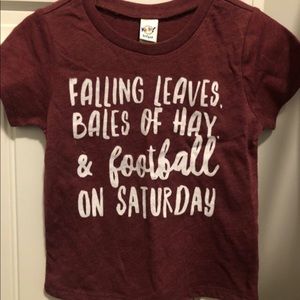 Football on Saturday tee